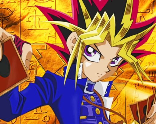 Yu Gi Oh Cartoon Character paint by numbers