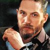 Actor Tom Hardy paint by numbers