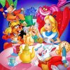 Alice In Wonderland Characters paint by numbers