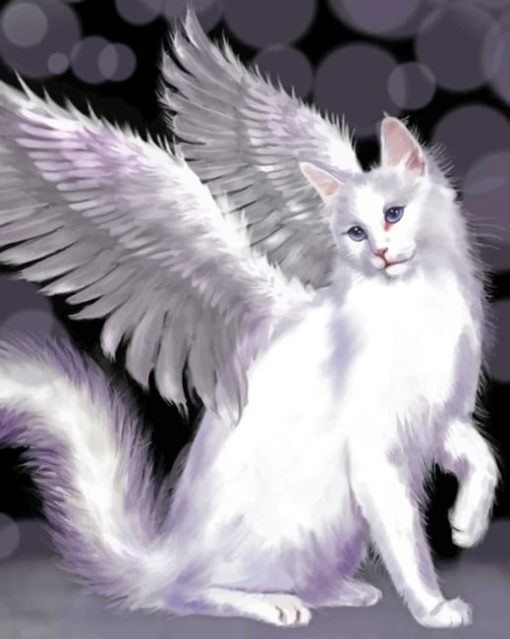 Angel Cat paint by numbers