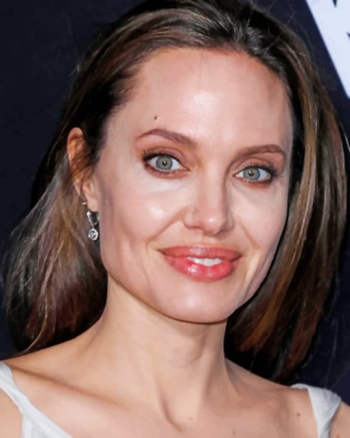 Angelina Jolie paint By Number