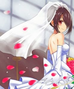 Anime Bride paint by numbers