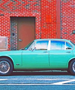 Antique Green Car paint by numbers