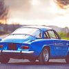 Blue Classic Alpine paint by numbers
