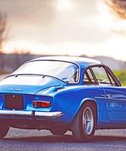 Blue Classic Alpine paint by numbers