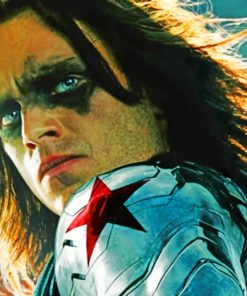 Bucky Barnes paint by numbers