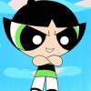 Buttercup Powerpuff Girls paint by numbers