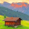 Cabin In Nature paint by numbers