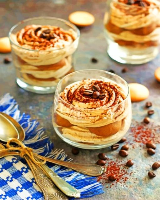 Cinnamon Roll paint By Numbers