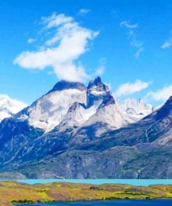 Cordillera Del Paine paint by numbers