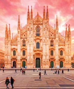 Duomo di Milano paint by numbers