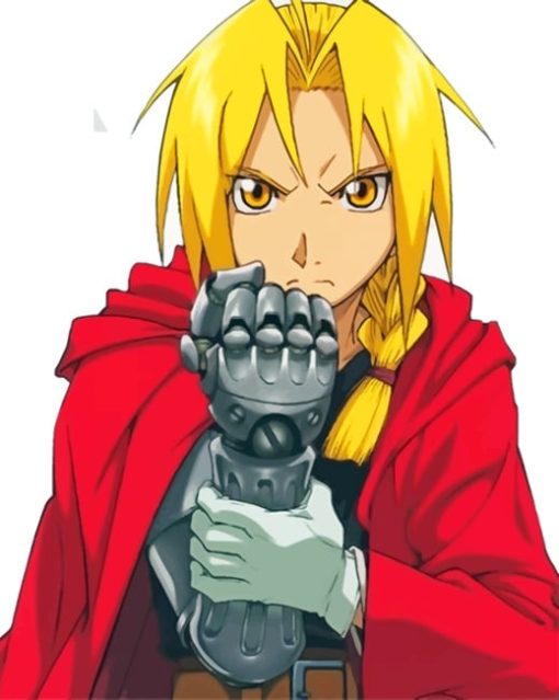 Edward Elric paint by numbers