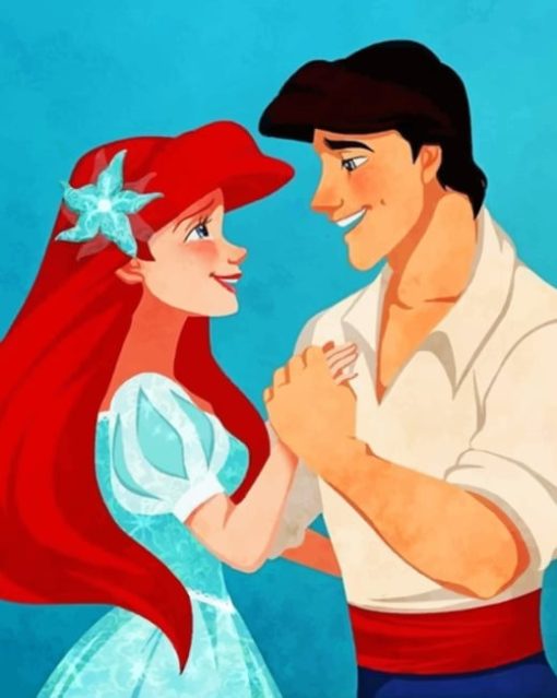 Eric And Ariel paint by numbers
