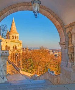 Fisherman Bastion paint by numbers