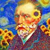 Floral Van Gogh paint by numbers
