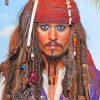 Jack Sparrow Pirate paint by numbers