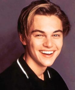 Leonardo DiCaprio Smile paint by numbers