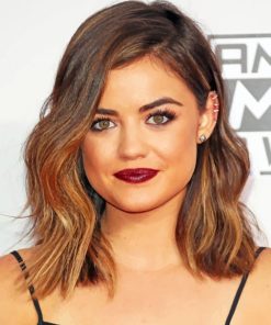 Lucy Hale paint by numbers