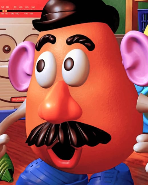 Mr Potato Head paint By Numbers