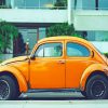 Orange VW Beetle Paint by numbers