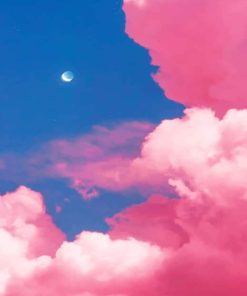 Pink Clouds paint by numbers