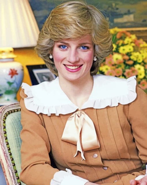 Princess Lady Diana paint by numbers