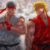 Ryu And Ken paint by numbers