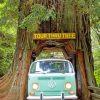 VW Through Chandelier Tree paint by numbers