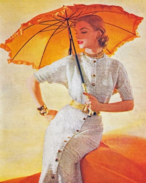 Vintage Fashion paint by numbers