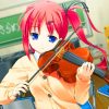 Violinist Anime Girl paint by numbers
