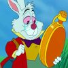 White Rabbit Disney paint by numbers