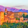 Alhambra Palace Spain paint by numbers