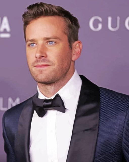 Armie Hammer paint by numbers
