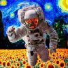 Astronaut In Starry Night Paint By Numbers