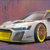 Audi R8 Gt2 paint by numbers