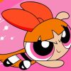 Blossom Powerpuff Girls paint by numbers