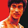Bruce Lee Vector Art paint by numbers