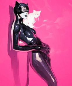 Cat Woman paint By Numbers