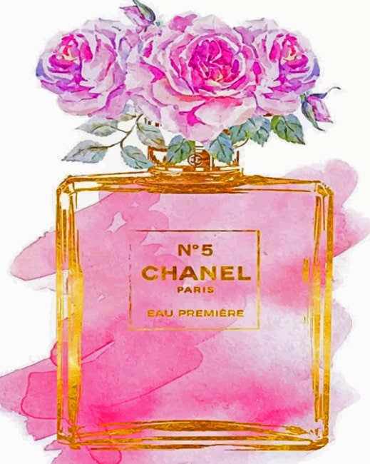 Coco Chanel Perfume Bottle Art Waterco Canvas Artwork Sonia, 44% OFF