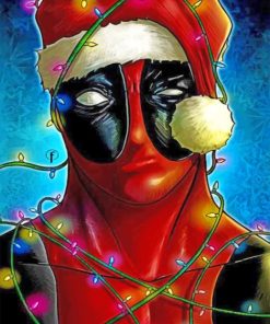 Chrismas Dead Pool paint by numbers