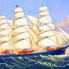 Clipper Ship paint by numbers