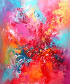 Colorful Abstract Paint by numbers