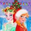 Disney Frozen Christmas paint by numbers
