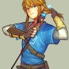 Draw Link Breath Of The Wild paint by numbers