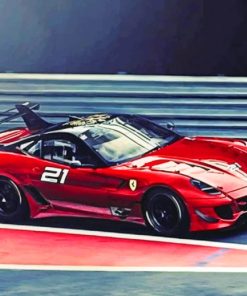 Ferrari 599xx paint by numbers