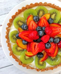 Fresh Fruit Tart Paint By Numbers