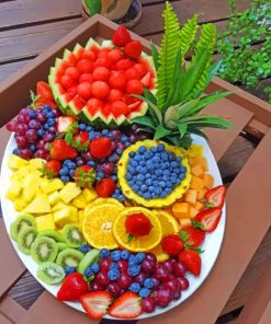 Fresh Fruits paint By Numbers