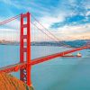 Golden Gate Bridge paint by numbers