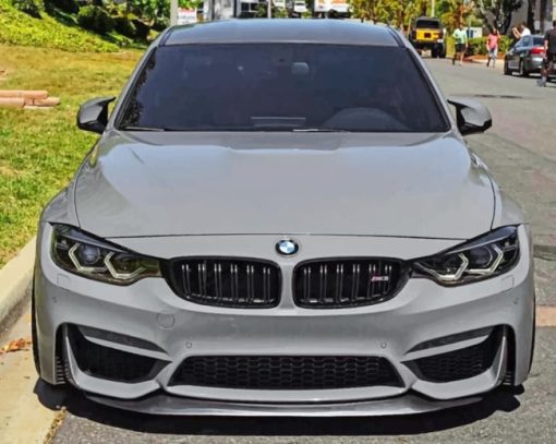 Gray Bmw F820 paint by Numbers