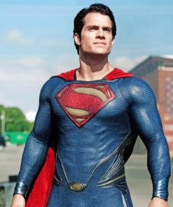 Henry Cavill Superman paint by numbers
